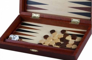 Нарди Madon BACKGAMMON MALE чорний, коричневий, бежевий Уні 28х33 см MD182