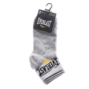 Шкарпетки Everlast QUARTER SOCKS 3 PAIR сірий Уні 35-40 179047