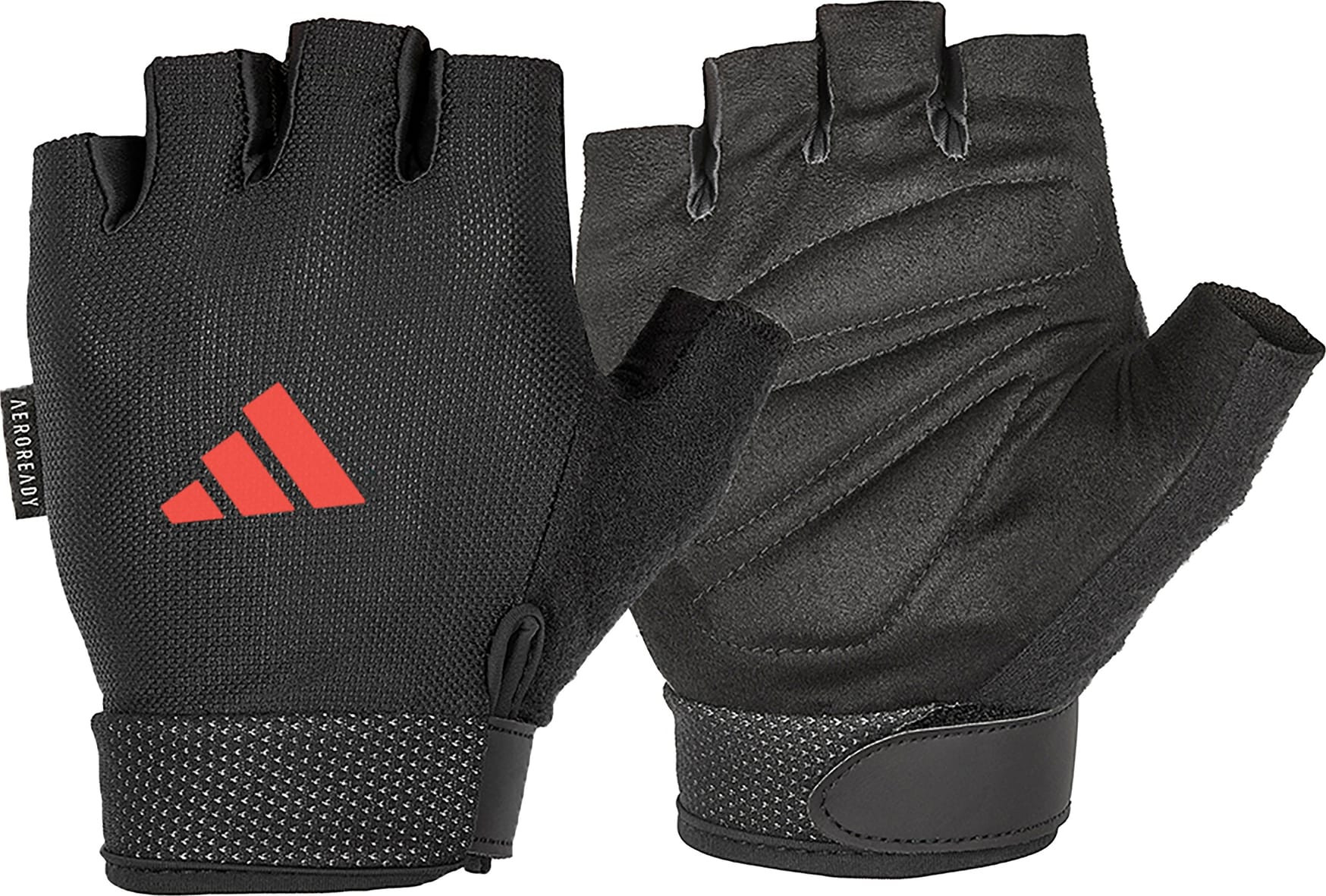 Рукавиці для тренінгу Adidas Essential Adjustable Gloves чорний, червоний Уні S ADGB-12413-NL