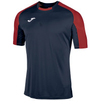 Футболка для футболу Joma ESSENTIAL 101105.306 темно-синьо-червона 101105.306