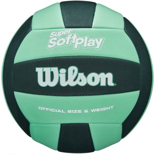 М'яч волейбольний Wilson SUPER SOFT PLAY Green/Forest Green - WV4006002XBOF WV4006003XBOF