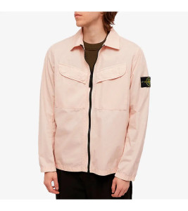 Куртка Stone Island Brushed Cotton Canvas Zip OvershirtRose 7715101WN V0180