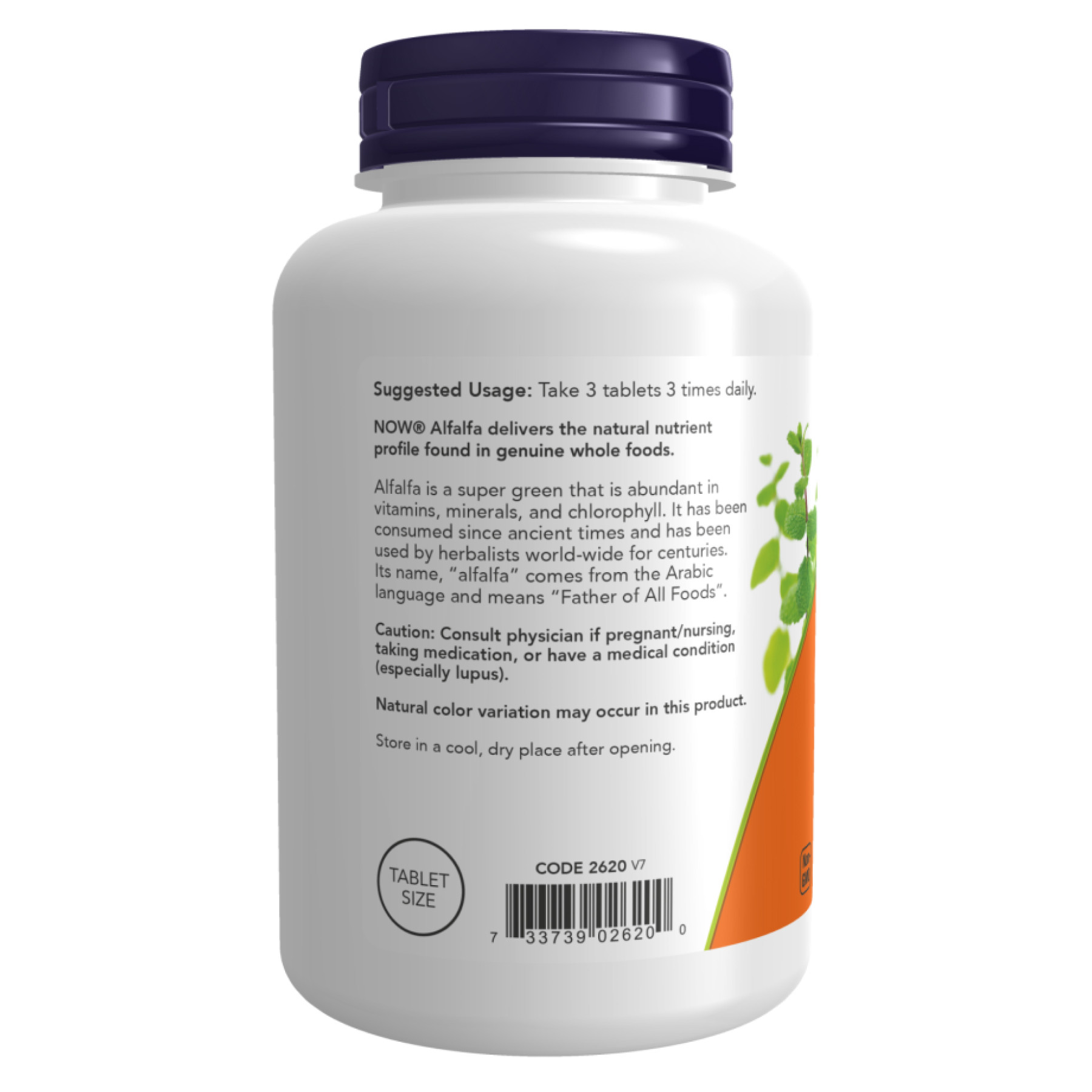 Таблетки Alfalfa 10 Grain - 250 tabs 2022-10-2596