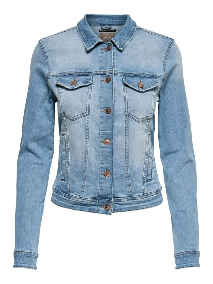 Куртка джинсова ONLTIA LIFE DNM JACKET BB LB BEX179 NOOS 15177241-Light Blue Denim ONLY 38 Блакитний 15177241-Light Blue Denim
