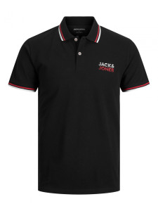 Поло JJATLAS POLO SS 12221012-Black Jack&Jones L Чорний 12221012-BLACK