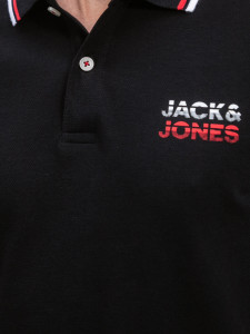 Поло JJATLAS POLO SS 12221012-Black Jack&Jones L Чорний 12221012-BLACK