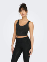 Топ ONPCATE AOP CROP TRAIN BRA TOP 15280805-Black-AOP:w. Heat print ONLY Play XS Чорний 15280805-BLACK-AOP:W. HEA