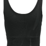 Топ ONPCATE AOP CROP TRAIN BRA TOP 15280805-Black-AOP:w. Heat print ONLY Play XS Чорний 15280805-BLACK-AOP:W. HEA
