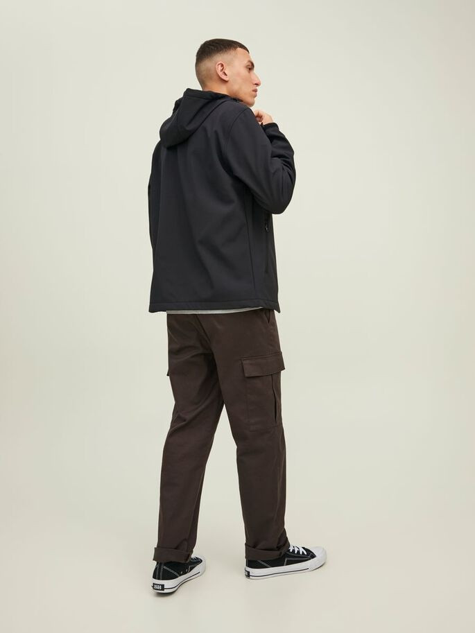Куртка JJEMARVIN HOOD SOFTSHELL NOOS 12212363-Black Jack&Jones M Чорний 12212363-Black