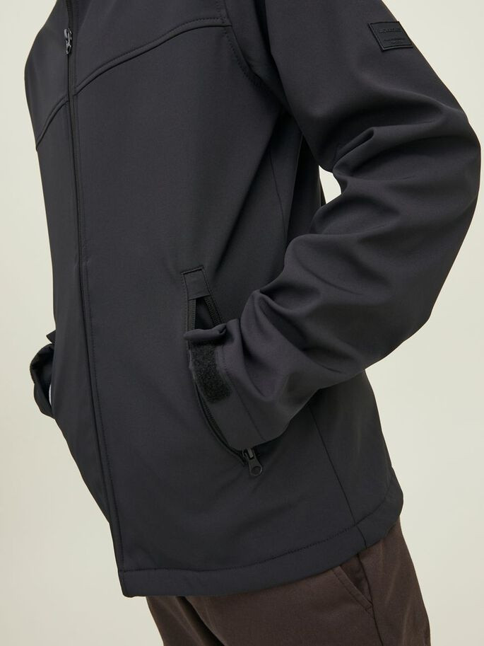 Куртка JJEMARVIN HOOD SOFTSHELL NOOS 12212363-Black Jack&Jones M Чорний 12212363-Black