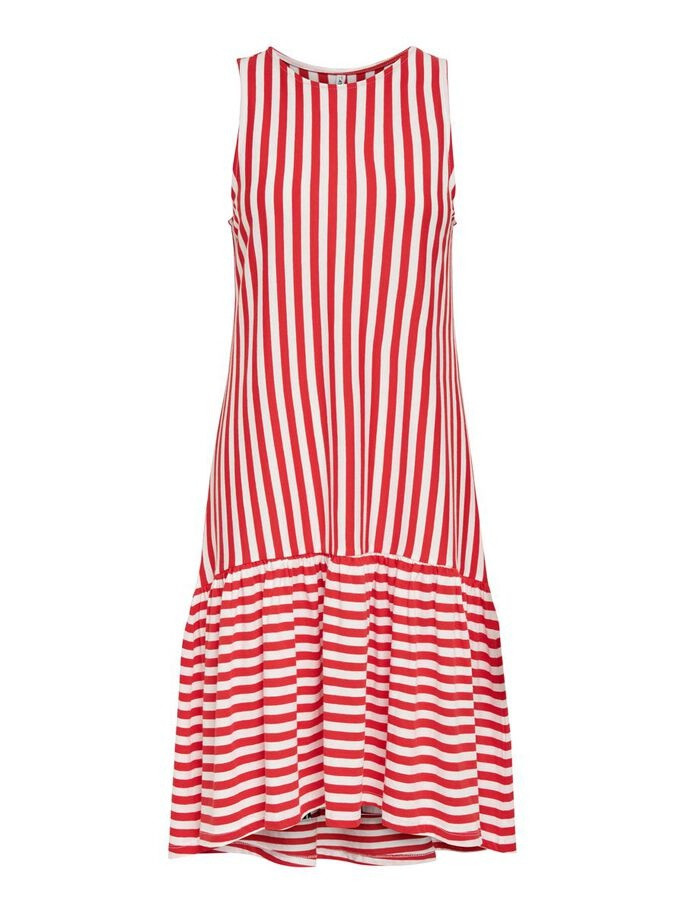 Сукня ONLFIONA LIFE S/L DRESS JRS 15230776 Cloud Dancer-HIGH RISK RED ONLY L Червоний 15230776CloudDancer-HIGH