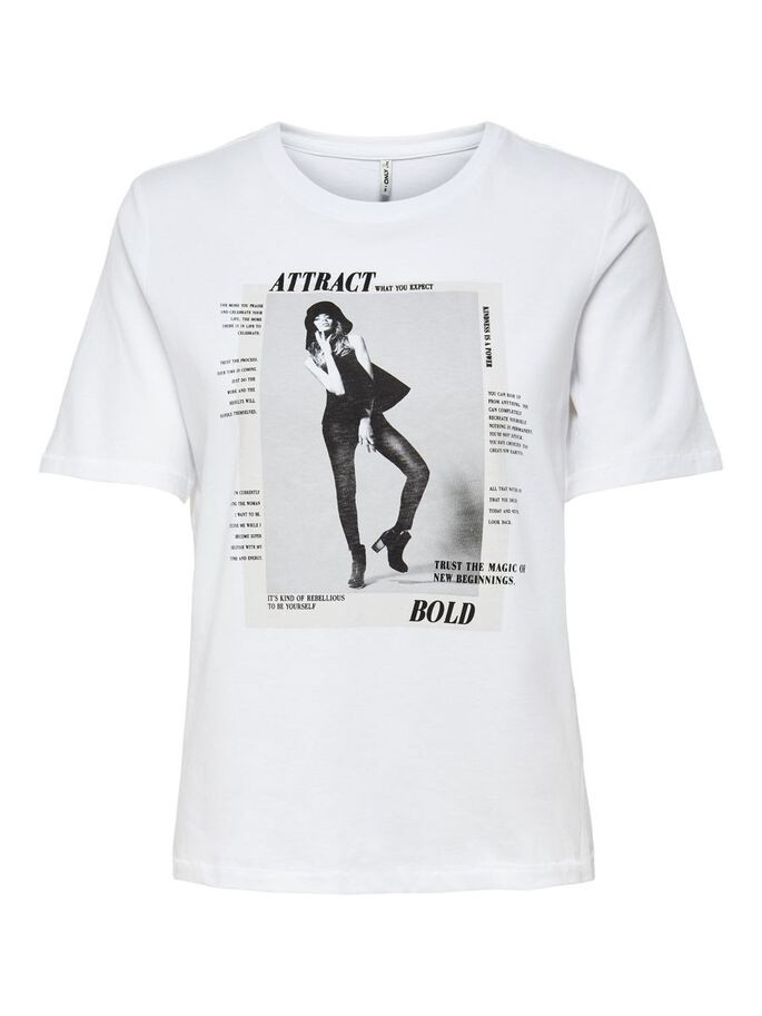 Футболка ONLINDRE LIFE BOXY S/S TRUST BOX JRS 15221374 White ATTRACT ONLY L Білий 15221374WhiteATTRACT