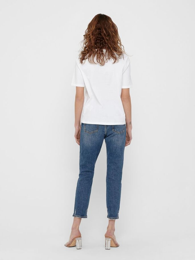 Футболка ONLINDRE LIFE BOXY S/S TRUST BOX JRS 15221374 White ATTRACT ONLY L Білий 15221374WhiteATTRACT