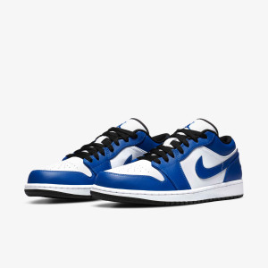 Кросівки Air Jordan 1 Low White/Blue 553558-124