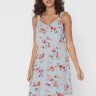 Сукня ONLKARMEN S/L SHORT DRESS AOP WVN NOOS 15157655 Cashmere Blue-ROSE FLOWERS ONLY 34 Блакитний 15157655CASHMEREBLUE-ROSE