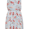 Сукня ONLKARMEN S/L SHORT DRESS AOP WVN NOOS 15157655 Cashmere Blue-ROSE FLOWERS ONLY 34 Блакитний 15157655CASHMEREBLUE-ROSE