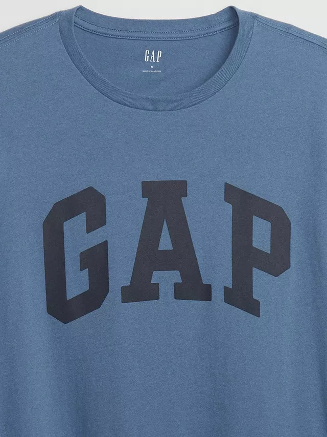 Футболка V-BASIC LOGO T 550338-49 GAP M Синій 550338-49