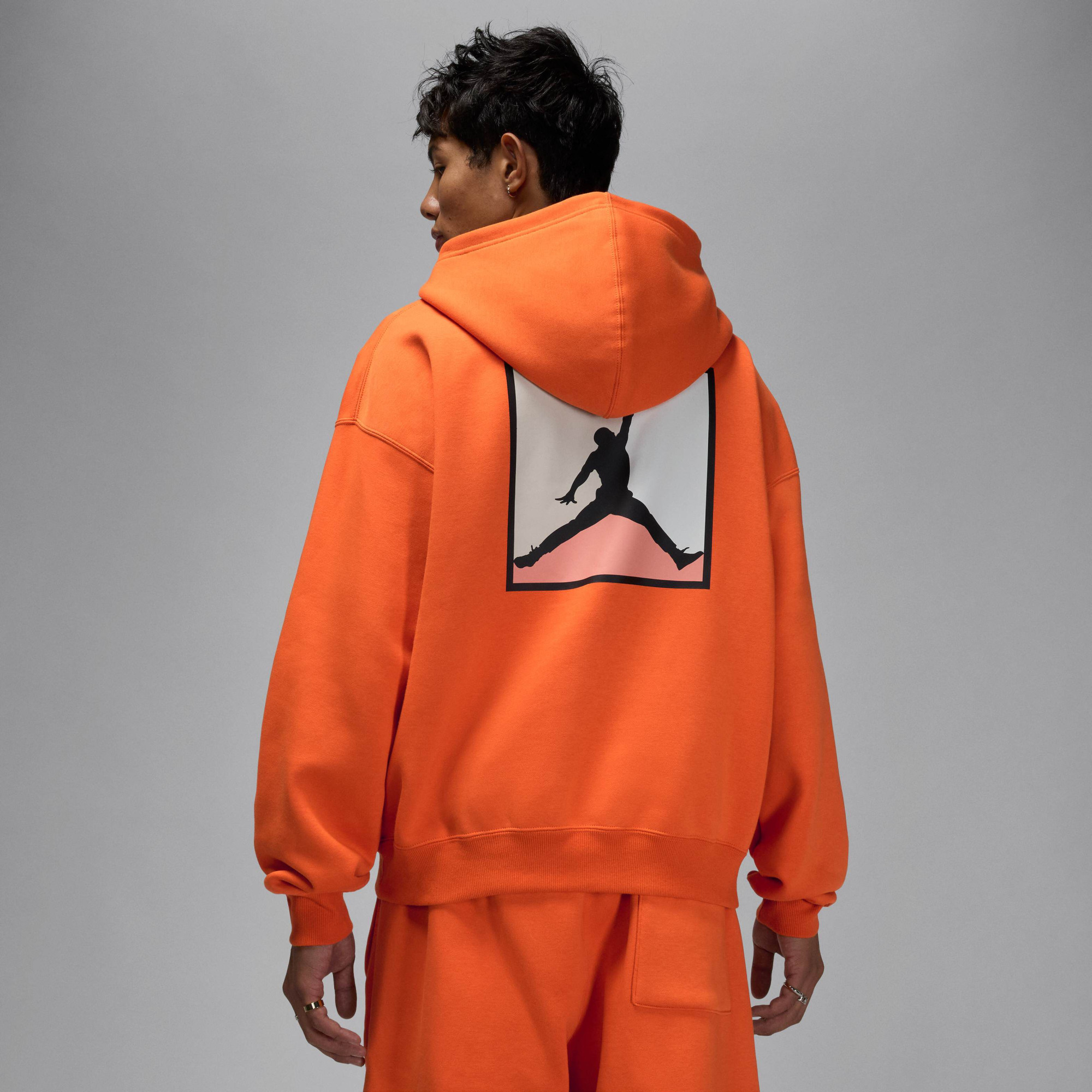 Худі чоловіче Air Jordan Brooklyn Fleece MenS Graphic Pullover Hoodie Orange HV0544-805