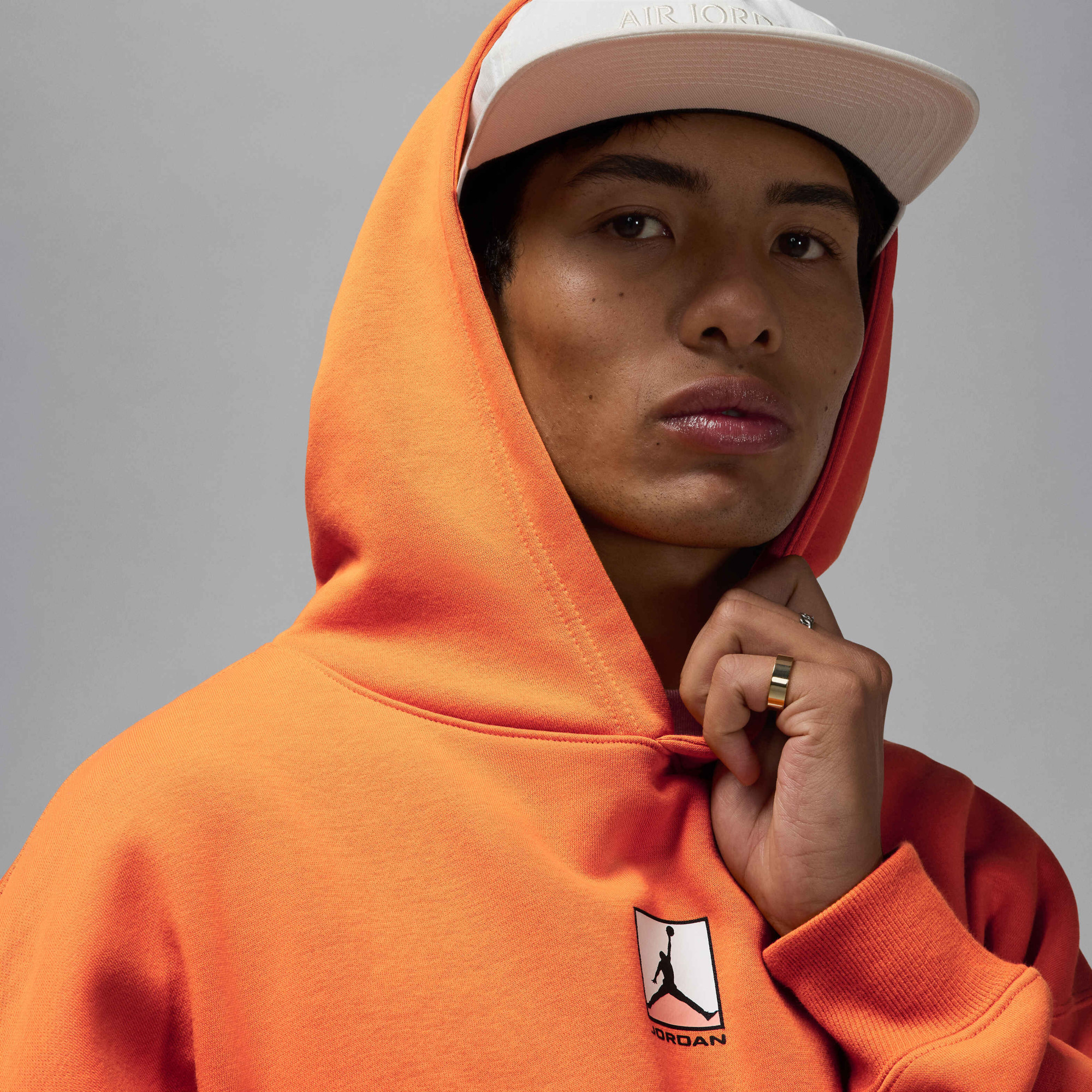Худі чоловіче Air Jordan Brooklyn Fleece MenS Graphic Pullover Hoodie Orange HV0544-805