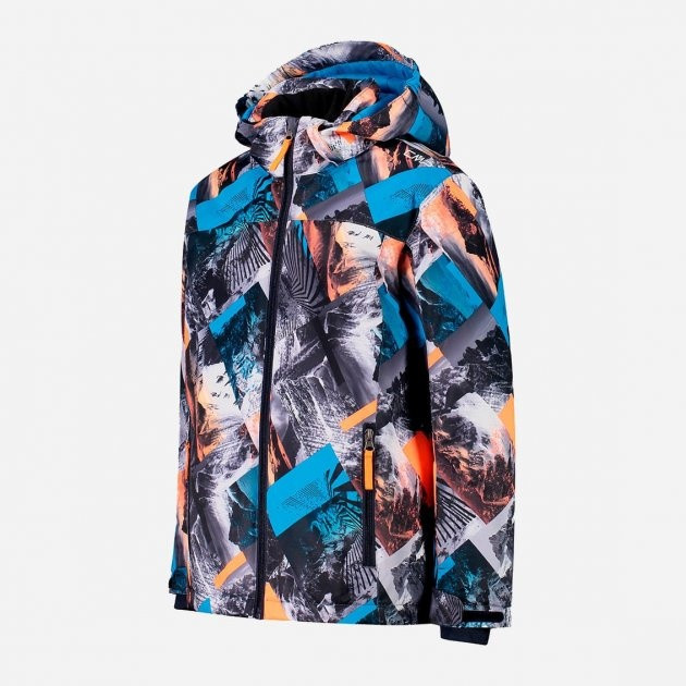 Куртка лижна KID JACKET SNAPS HOOD 39W1924-08ZM CMP 128 Синій 39W1924-08ZM