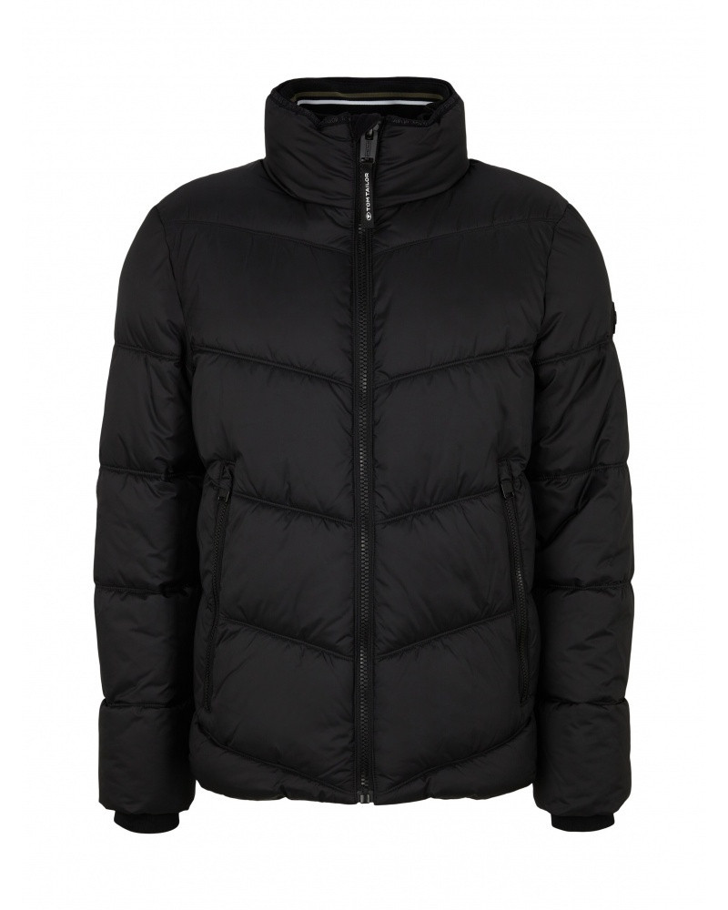 Куртка sporty puffer jacket 1032482-29999 Tom Tailor M Чорний 1032482-29999