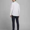 Сорочка JJEPLAIN POPLIN SHIRT L/S AU20 NOOS 12173241 Tango Red Jack&Jones L Білий 12173241TANGORED