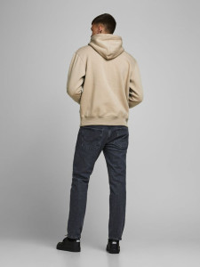 Толстовка JJESOFT SWEAT HOOD NOOS 12161145 Crockery Jack&Jones L Бежевий 12161145CROCKERY