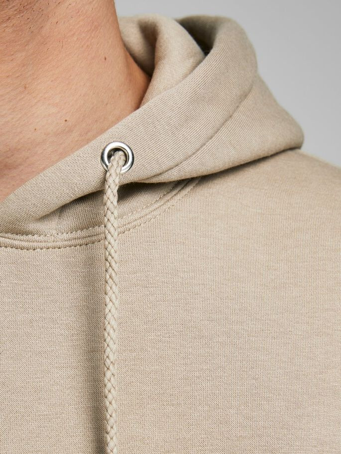 Толстовка JJESOFT SWEAT HOOD NOOS 12161145 Crockery Jack&Jones L Бежевий 12161145Crockery