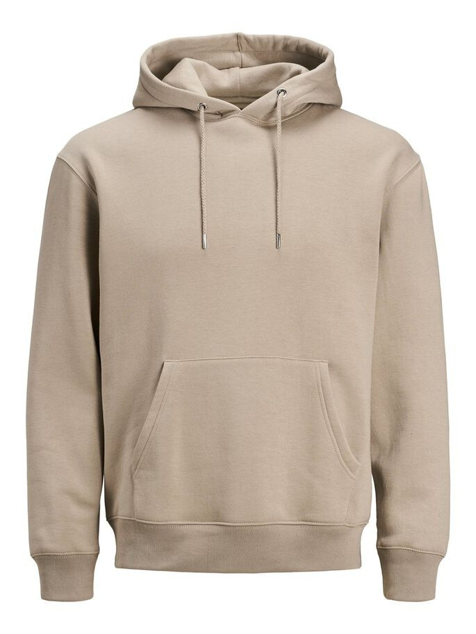 Толстовка JJESOFT SWEAT HOOD NOOS 12161145 Crockery Jack&Jones L Бежевий 12161145Crockery