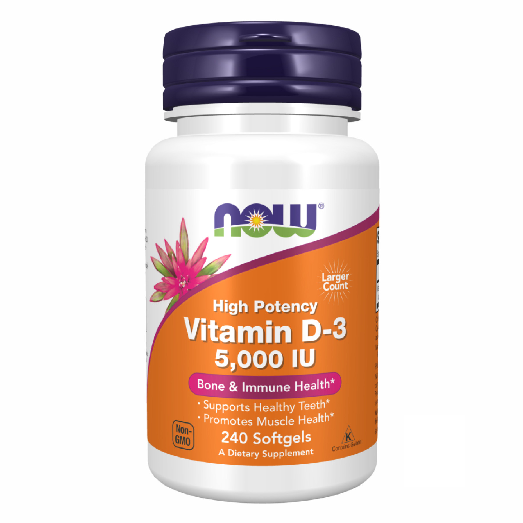 Капсули VIT D-3 5000 IU - 240 sgels 2022-10-0462