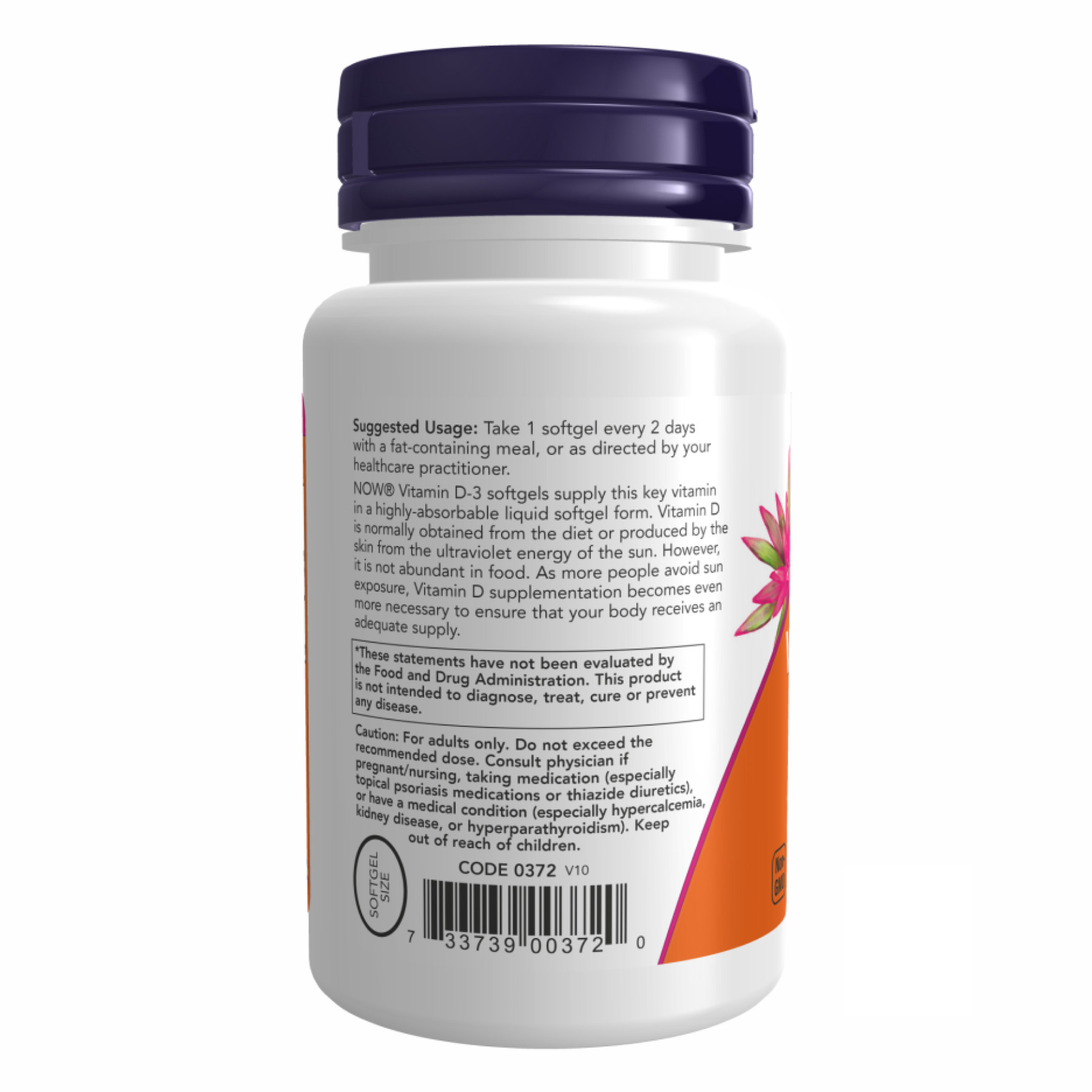 Капсули VIT D-3 5000 IU - 240 sgels 2022-10-0462