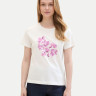 Футболка T-Shirt mit Print 1040544ХХ15221 Tom Tailor L Білий 1040544ХХ15221