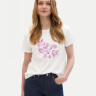 Футболка T-Shirt mit Print 1040544ХХ15221 Tom Tailor L Білий 1040544ХХ15221