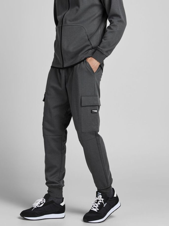 Штани JJIGORDON JJAIR CARGO SWEAT PANTS NB 12184972-Asphalt Jack&Jones L Темно-сірий 12184972-ASPHALT