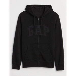 Толстовка Gap Logo Zip Hoodie Black 218871171