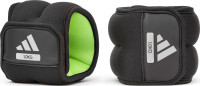 Обважнювачі для щиколотки/зап'ястя Adidas Ankle/Wrist Weights чорний, зелений Уні 0,5 кг ADWT-12320-NL