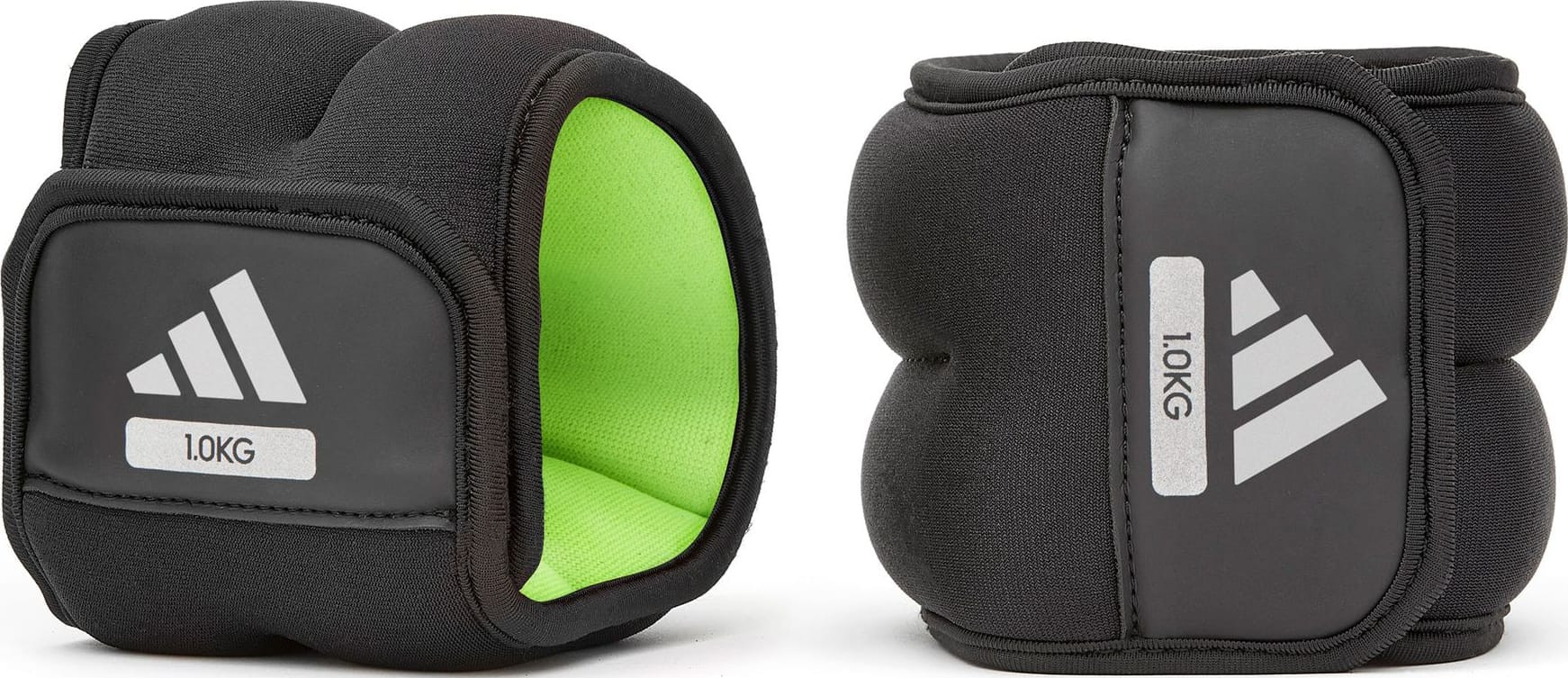 Обважнювачі для щиколотки/зап'ястя Adidas Ankle/Wrist Weights чорний, зелений Уні 0,5 кг ADWT-12320-NL