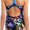Купальник закритий для дівчат Arena GRAFFITI SWIMSUIT LIGHT DROP B чорний, мультиколор дитячий 140 с 010289-580