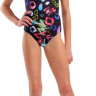 Купальник закритий для дівчат Arena GRAFFITI SWIMSUIT LIGHT DROP B чорний, мультиколор дитячий 140 с 010289-580