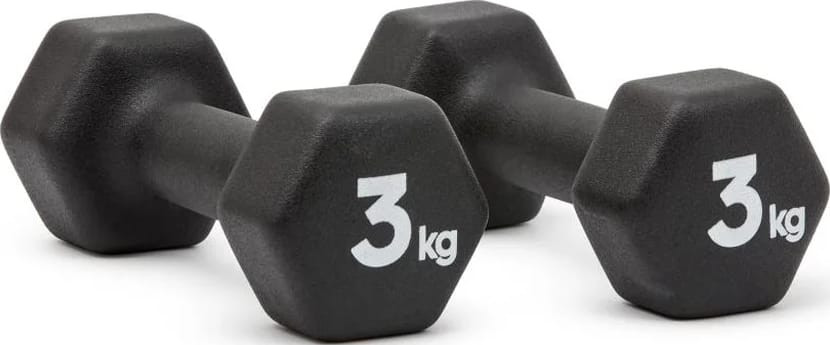 Гантелі Adidas Dumbbells чорний Уні 3 кг ADWT-11403-NL