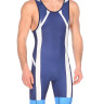 Тріко борцівське Asics Wrestling Singlet синій,білий,блакитний Чол S 157516-0050