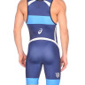 Тріко борцівське Asics Wrestling Singlet синій,білий,блакитний Чол S 157516-0050