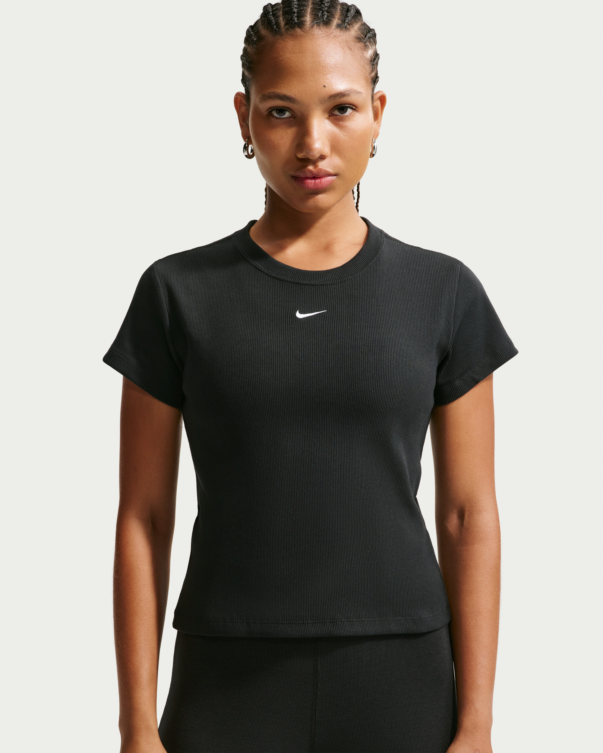 Футболка Nike W NSW RIB TGHT SS TEE HV4994-010