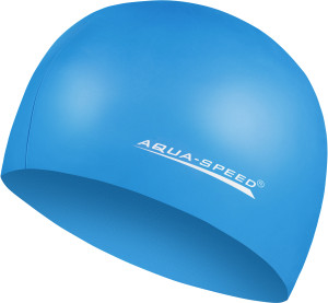 Шапочка для плавання Aqua Speed MEGA 100-23 блакитний Уні OSFM 100-23