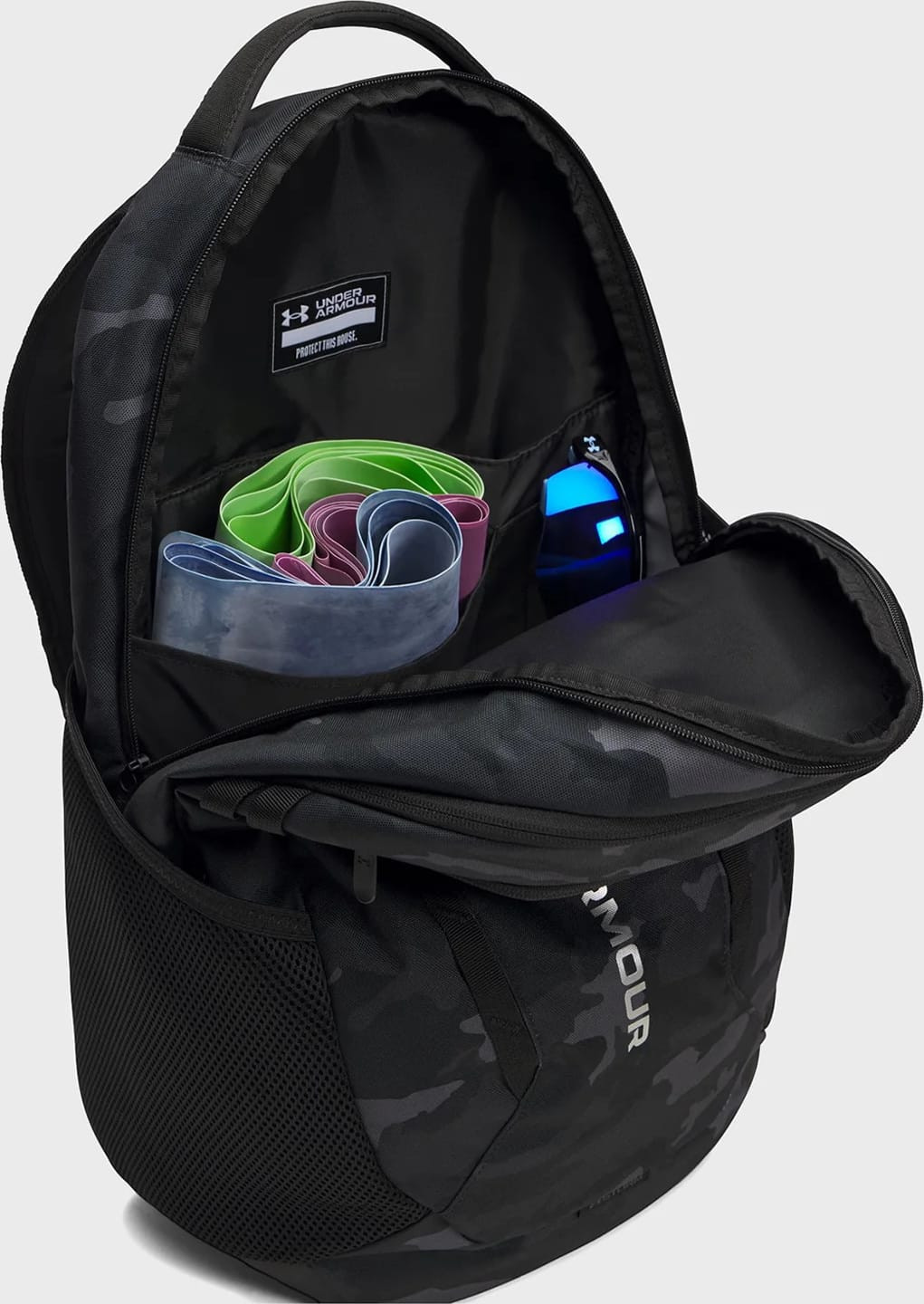 Рюкзак Under Armour Hustle 6.0 Backpack 29L чорний 51 х 32 х 17 см 1384672-007