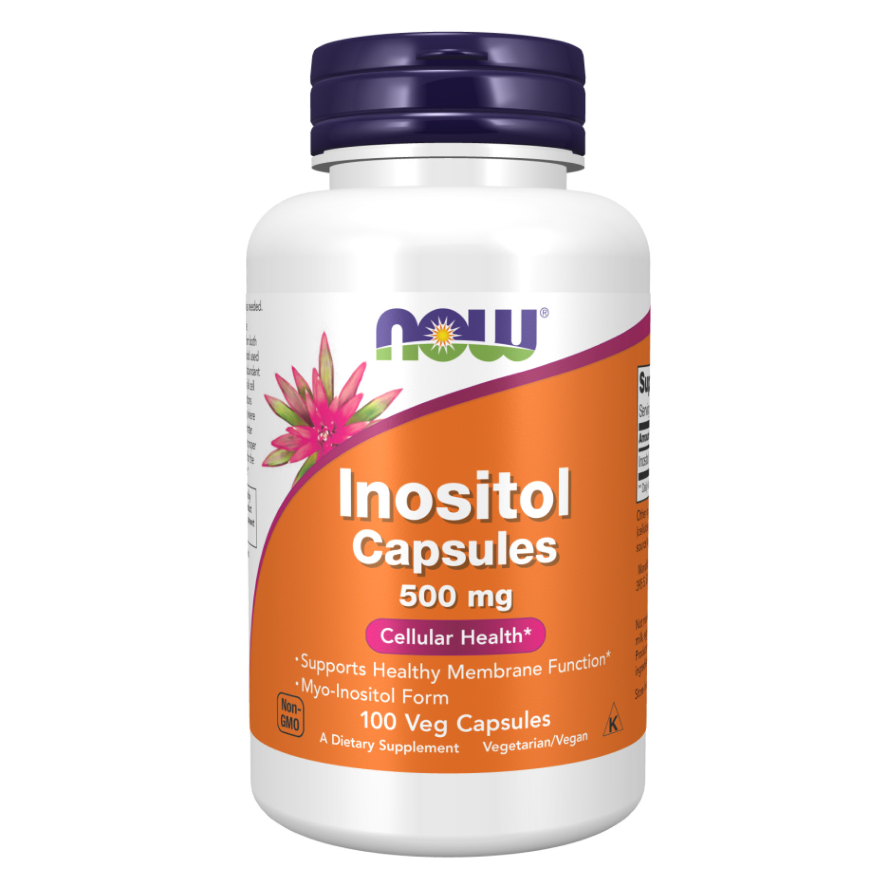 Капсули Inositol 500mg - 100caps 100-74-1287282-20