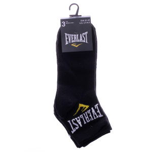 Шкарпетки Everlast QUARTER SOCKS 3 PAIR чорний Уні 35-40 179015