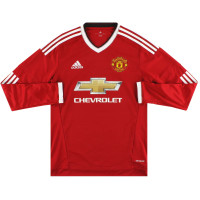 Кофта Manchester United 2015-16 Home Long Sleeve Jersey Adidas AC1416