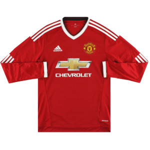 Кофта Manchester United 2015-16 Home Long Sleeve Jersey Adidas AC1416