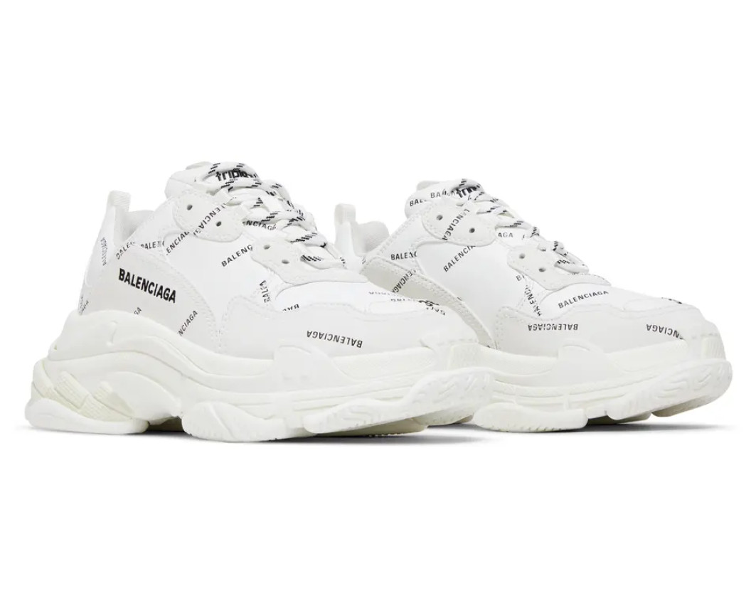 Кросівки Balenciaga Wmns Triple S Sneaker 'All Over Logo' 524039-W2FA1-9010